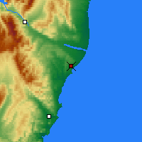 Nearby Forecast Locations - Oamaru - Map
