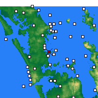 Nearby Forecast Locations - Whangaparaoa Peninsula - Map