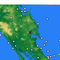 Nearby Forecast Locations - Whangarei - Map