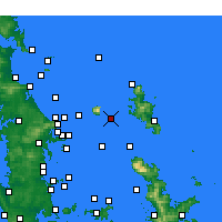 Nearby Forecast Locations - Horn Rock - Map