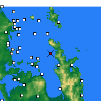 Nearby Forecast Locations - Motukawao Island - Map
