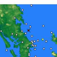 Nearby Forecast Locations - Sail Rock - Map
