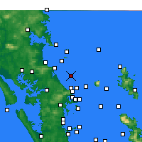 Nearby Forecast Locations - Te Arai Point - Map
