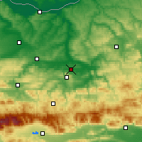 Nearby Forecast Locations - Gorna Oryahovitsa - Map