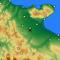 Nearby Forecast Locations - Foggia - Map