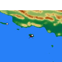 Nearby Forecast Locations - Kish - Map