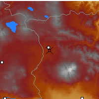 Nearby Forecast Locations - Gyumri - Map