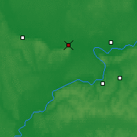 Nearby Forecast Locations - Gorokhovets - Map