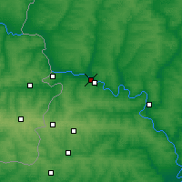 Nearby Forecast Locations - Kamensk-Shakhtinsky - Map