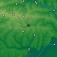 Nearby Forecast Locations - Krasny Sulin - Map