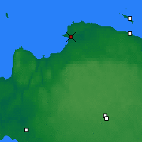 Nearby Forecast Locations - Sosnovy Bor - Map
