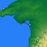 Nearby Forecast Locations - Yevpatoria - Map