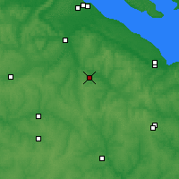 Nearby Forecast Locations - Kamianka - Map