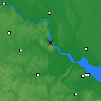 Nearby Forecast Locations - Kaniv - Map