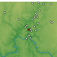 Nearby Forecast Locations - Springdale - Map