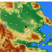 Nearby Forecast Locations - Farsala - Map