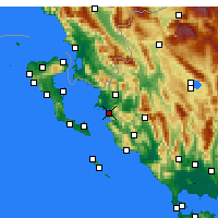 Nearby Forecast Locations - Igoumenitsa - Map