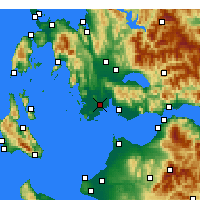 Nearby Forecast Locations - Oiniades - Map