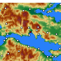 Nearby Forecast Locations - Itea - Map