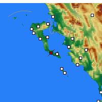 Nearby Forecast Locations - Korissia - Map