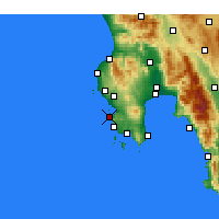 Nearby Forecast Locations - Pylos - Map