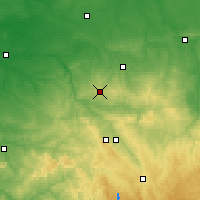 Nearby Forecast Locations - Aigurande - Map