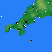 Nearby Forecast Locations - Truro - Map