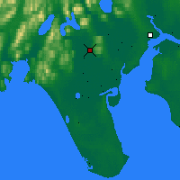 Nearby Forecast Locations - Manokotak - Map