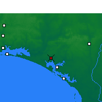 Nearby Forecast Locations - Panama City Beach - Map