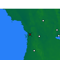 Nearby Forecast Locations - Crystal River - Map