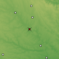 Nearby Forecast Locations - Vinton - Map