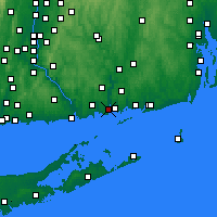 Nearby Forecast Locations - New London - Map