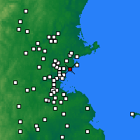 Nearby Forecast Locations - Lynn - Map