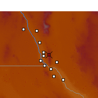 Nearby Forecast Locations - Anthony - Map