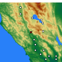 Nearby Forecast Locations - Cloverdale - Map