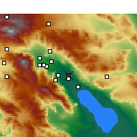 Nearby Forecast Locations - Coachella - Map