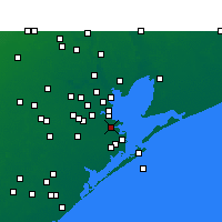 Nearby Forecast Locations - Dickinson - Map