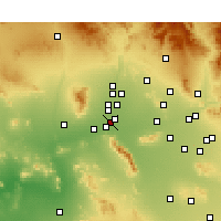 Nearby Forecast Locations - Goodyear - Map