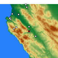 Nearby Forecast Locations - Greenfield - Map