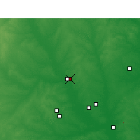 Nearby Forecast Locations - Hearne - Map