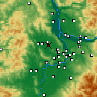 Nearby Forecast Locations - Hillsboro - Map