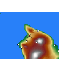 Nearby Forecast Locations - Waimea - Map