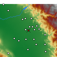 Nearby Forecast Locations - Kingsburg - Map
