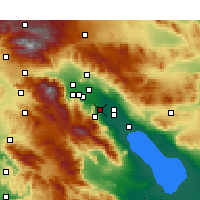 Nearby Forecast Locations - La Quinta - Map