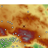 Nearby Forecast Locations - Lucerne Valley - Map