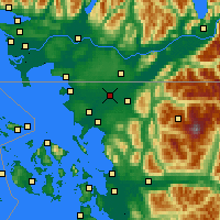 Nearby Forecast Locations - Lynden - Map