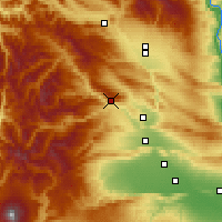 Nearby Forecast Locations - Naches - Map