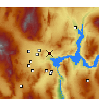 Nearby Forecast Locations - North Las Vegas - Map