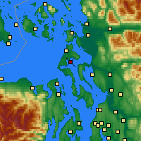 Nearby Forecast Locations - Oak Harbor - Map