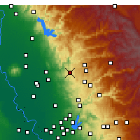 Nearby Forecast Locations - Penn Valley - Map